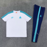 26-27 Marseille White Short shirts and Long trousers Suit (圆领)