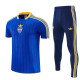 26-27 Boca Juniors Fancy blue Short shirts and Long trousers Suit (圆领)