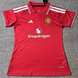 26-27 Man Utd Home Women Soccer Jersey (女)