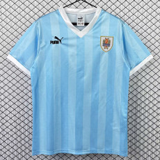 1990 Uruguay Home Retro Soccer Jersey