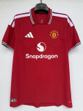 26-27 Man Utd Home Player Version Soccer Jersey
