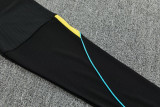 26-27 Brazil Black Half Pull Tracksuit (半拉链)