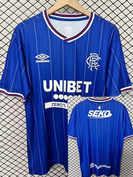 26-27 Rangers Home Fans Soccer Jersey