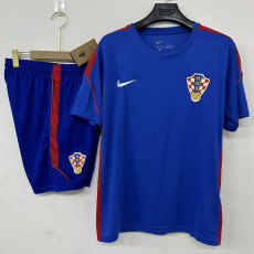 26-27 Croatia Blue Training Short Suit