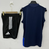 26-27 LA Galaxy Royal blue Tank top and shorts suit (背心短裤)