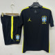 26-27 Brazil Jordan Black Training Short Suit