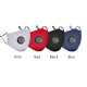 4 Color Reusable Face Mask with Filters Valved Anti Dust Face Mask