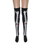 Halloween Womens Over The Knee High Fancy Long Stocking Nurse Sailor Cross Socks