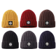 【SALE】Warm Turnup Cap Beanie Knit Stretch Winter Hat