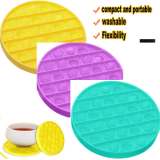 【HOT】Push Pop Bubble Sensory Fidget Toy Puzzle game Stress Relief Silent Classroom