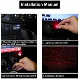 USB Car Roof Interior Atmosphere Star Lamp Ambient Star Light LED Projector