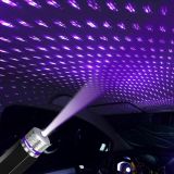 USB Car Roof Interior Atmosphere Star Lamp Ambient Star Light LED Projector