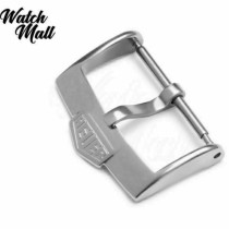 Fits TAG HEUER Buckle Clasp for Watch Leather Rubber Strap Band--Silver