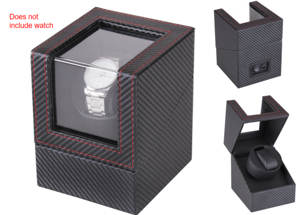 Watch Winder Box Automatic Watch Winder Box  PU Single Leather Watch Winder Case