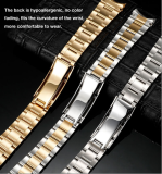 20 / 21 mm Watch Strap Stainless Steel For ROLEX  Submariner/ Daytona