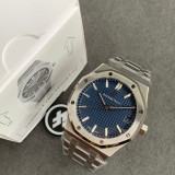 41mm Audemars Piguet Royal Oak Steel Blue Dial Mens Watch 15400ST.OO.1220ST.03