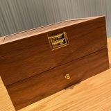 20IN1 Louis Vuitton LV Logo Wooden Jewelry Hard Box Case Watch Bracelet