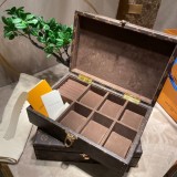 8in1 Louis Vuitton LV Logo Monogram Jewelry Hard Box Case Watch Bracelet