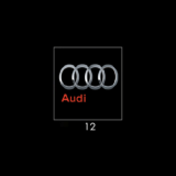 1 Pair Wireless Car LED Door Welcome Projector Ghost Shadow Laser Light Audi