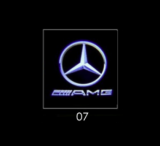 1 Pair Wireless Car LED Door Welcome Projector Ghost Shadow Laser Light MERCEDES
