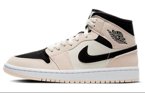 Air Jordan 1 Retro Mid W Guava Ice Barely Orange Shoes