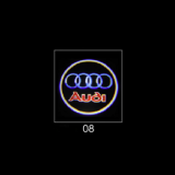 1 Pair Wireless Car LED Door Welcome Projector Ghost Shadow Laser Light Audi