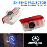 1 Pair Wireless Car LED Door Welcome Projector Ghost Shadow Laser Light MERCEDES