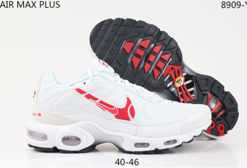 Mens Air Max Plus Tn Trainers Shoes WHITE