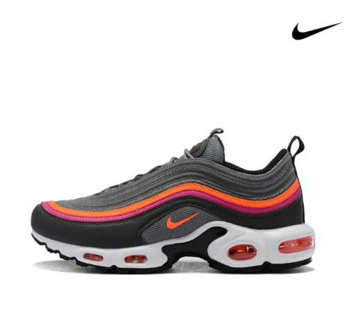 Mens Orange&Rose red Air Max Plus Tn Trainers Shoes