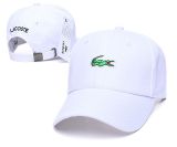 LACOSTE Baseball Adjustable Strap Curved Peak Cap