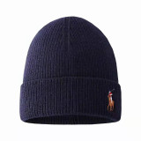 Polo Beanie Hat Unisex Adults  Knitted Hat