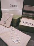 Interlocking G necklace in silver