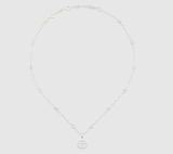 Interlocking G necklace in silver