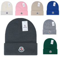 Moncler warm beanie fine knit stretch winter hat
