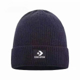 CONVERSE Unisex Warm Turnup Cap Beanie Knit Stretch Winter Hat