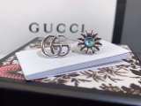 Double G flower stud earrings in Box & Pouch