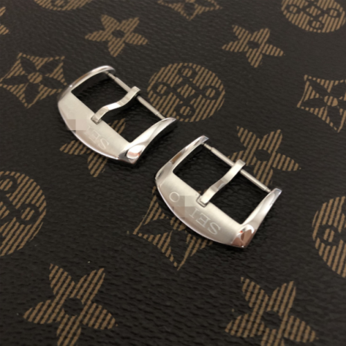 SEIKO Buckle Clasp for Watch Leather Rubber GRAND Strap Band Silver 18MM/20MM