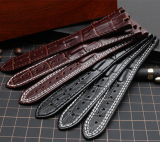 28MM Alligator Watch Band Strap Fits For AP Audemars Piguet Deployment Clasp RO