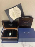 Franck Muller Watch Box Presentation Case Burl Wood With Cardboard Outer