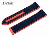 Fits for OMEGA Watch Rubber Nylon Strap Band 20/22mm SeaMaster Planet Ocean