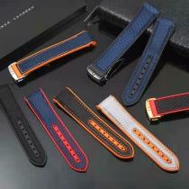 Fits for OMEGA Watch Rubber Nylon Strap Band 20/22mm SeaMaster Planet Ocean