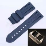22/24mm Compatible Officine Panerai Silicone Rubber Watch Strap Buckle