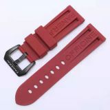 22/24mm Compatible Officine Panerai Silicone Rubber Watch Strap Buckle