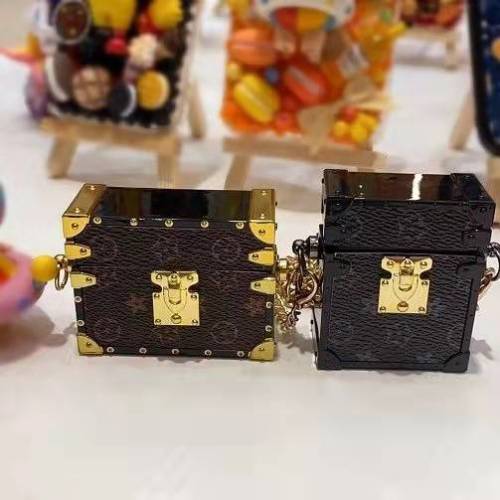 LV classic printed Air pods protective case 1-3 generations