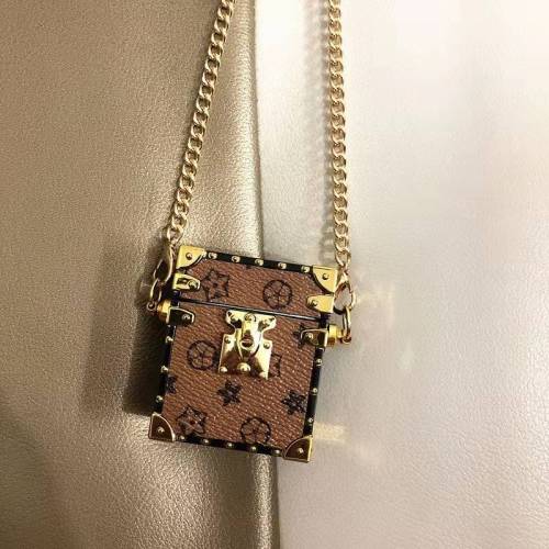 LV classic printed Air pods protective case 1-3 generations