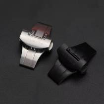 For OFFICINE PANERAI Clasp Buckle Watch Rubber Leather Strap Silver 20mm 22mm For OFFICINE PANERAI Clasp Buckle Watch Rubber Leather Strap Silver 20mm 22mm