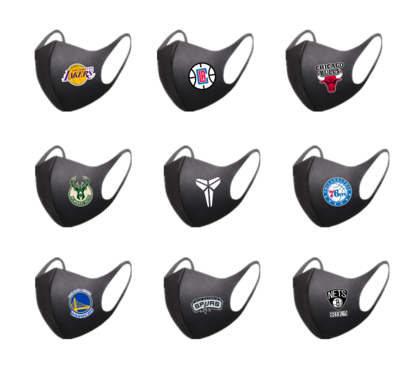 Basketball Face Mask Hooper's NBA Sports Cover Comfort Washable Reusable Mask