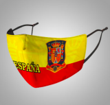 Euro Football Face Mask Cover Comfort Washable Reusable Fabric Adults