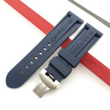 Panerai Silicone Strap + Butterfly Buckle