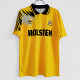 1992-94 Season  Tottenham Hotspur Yellow Thai Shirt